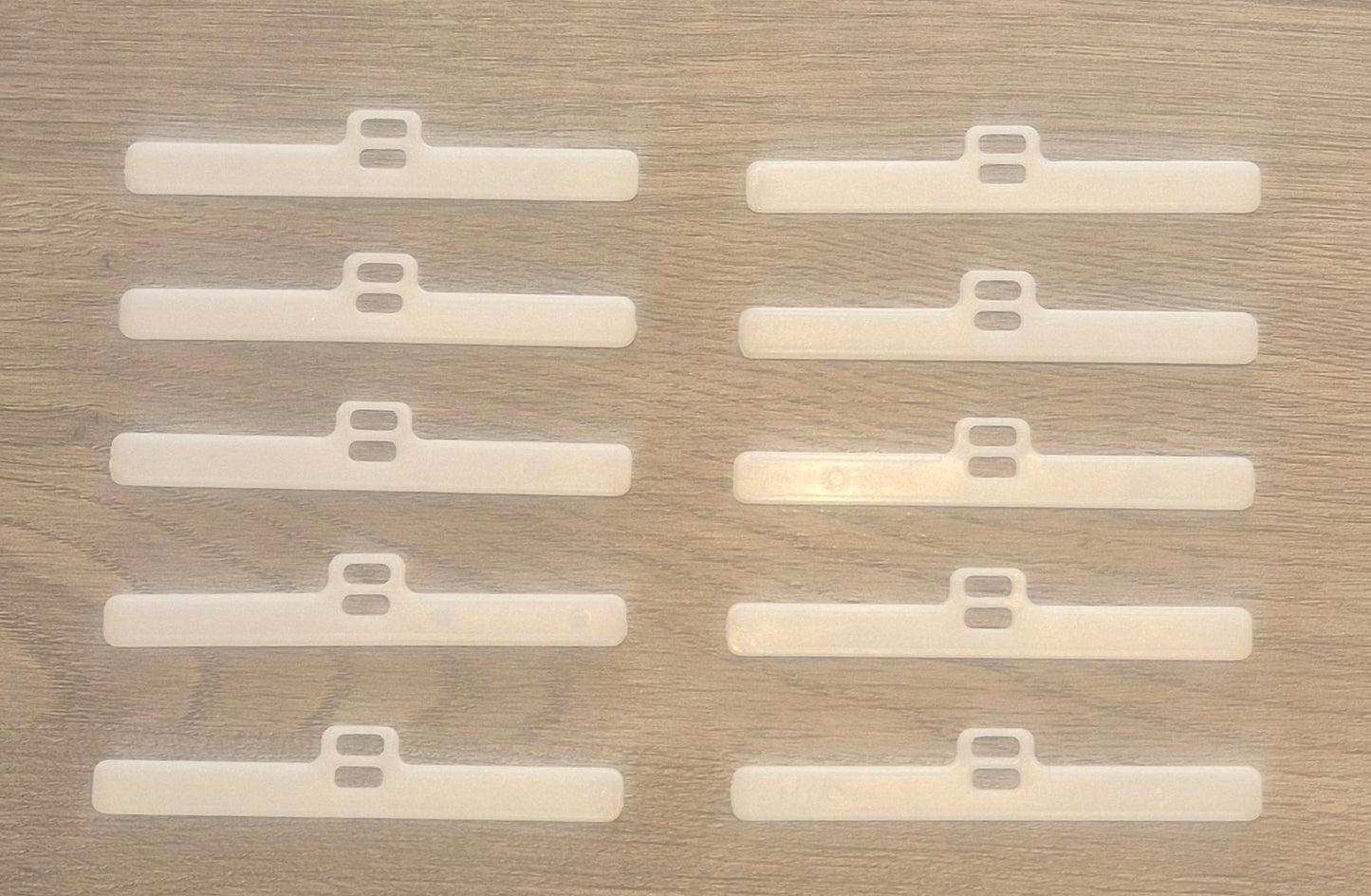 Pack of 10 - Double Slot Hangers (89mm / 3.5")