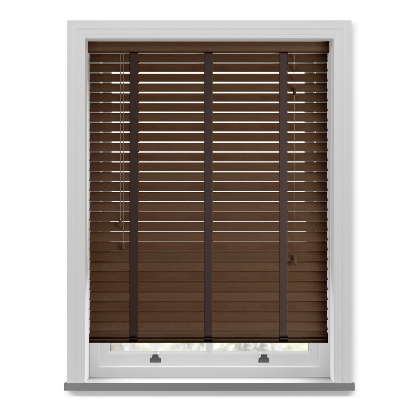 Sunwood Real Wood 50mm Slat With Tapes - Fired Walnut