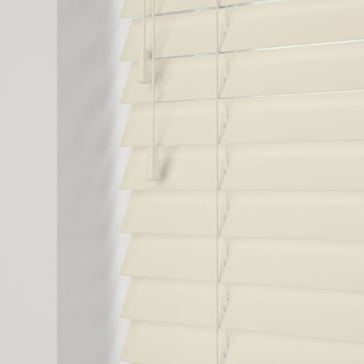 Sunwood Real Wood 50mm Venetian Blind - Gloss Creme