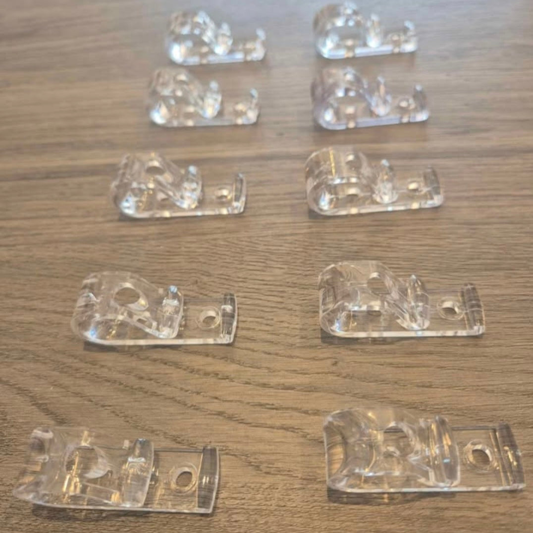 Pack of 10 - Child Safety P-Clips Cord Tidy