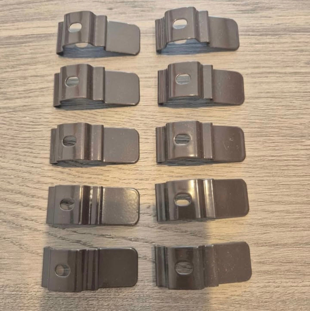 Pack of 10 - Brown Top Fix Brackets