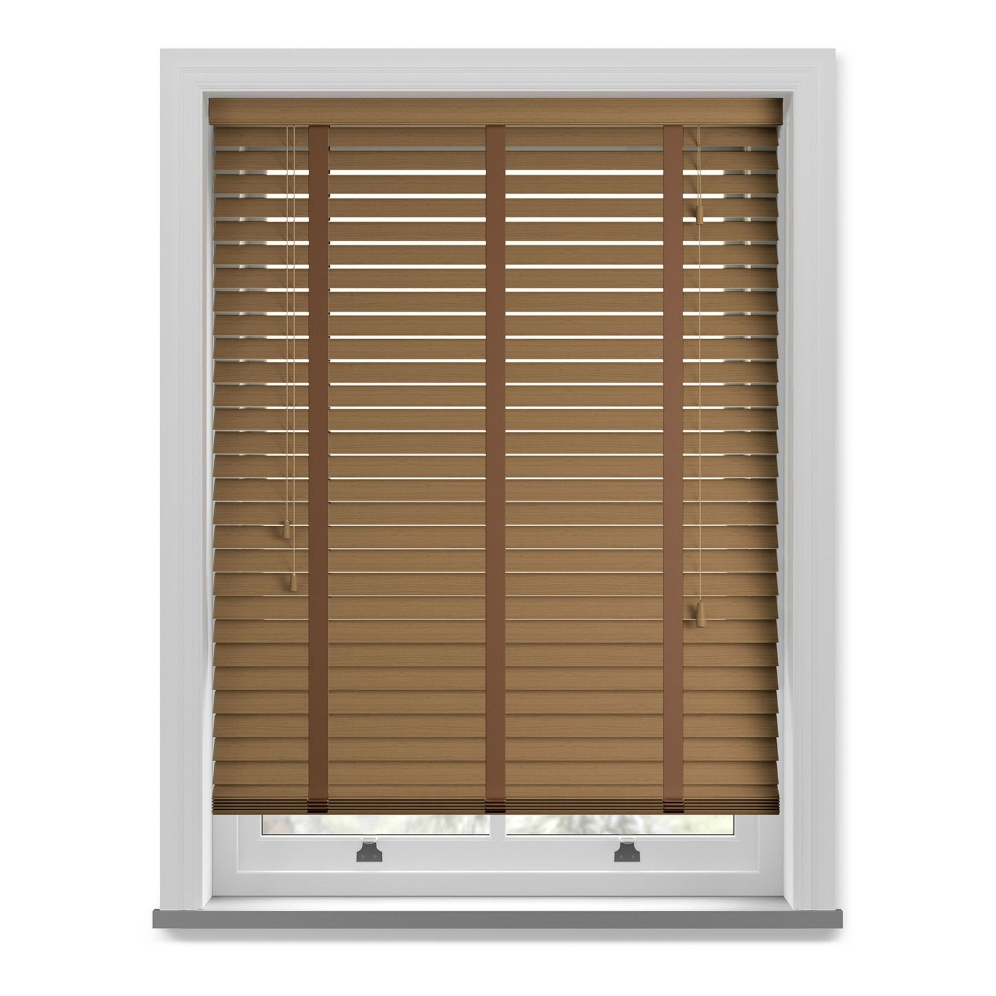 Sunwood Fauxwood 50mm Slat With Tapes - Amber