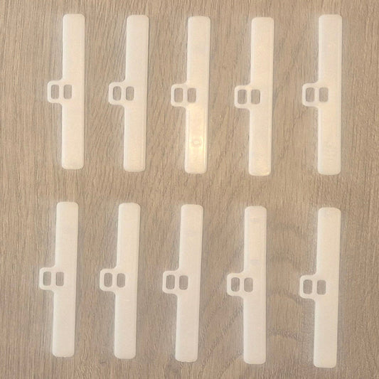 Pack of 10 - Double Slot Hangers (89mm / 3.5")