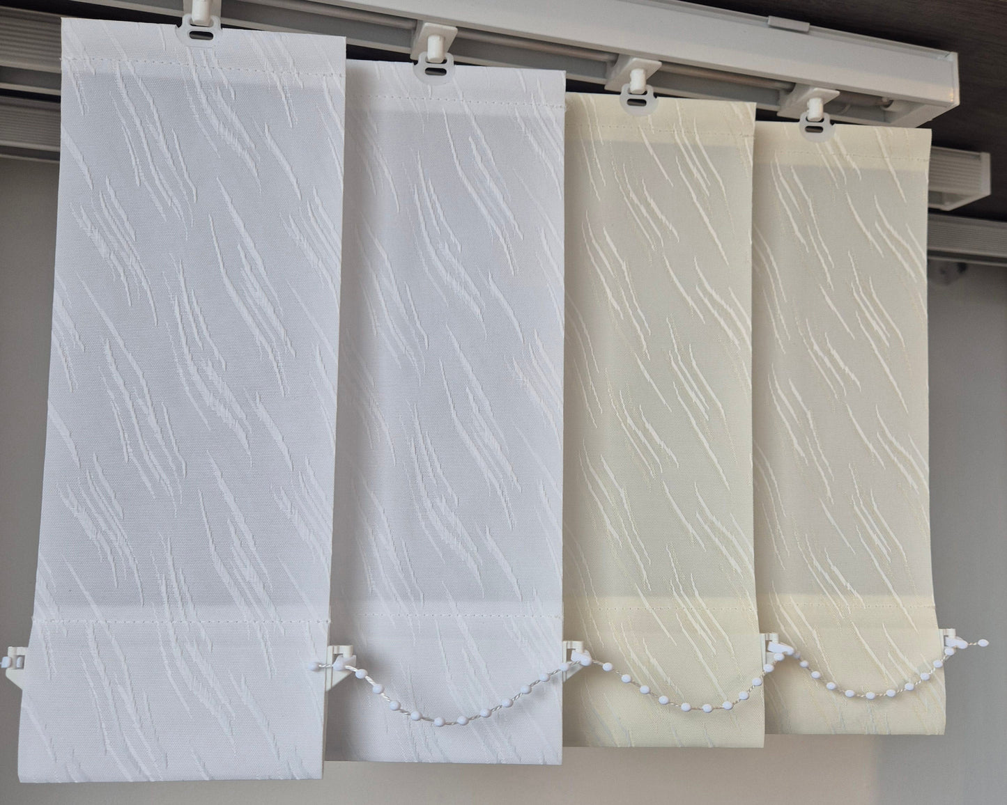 Vertical Blind Replacement Slats - 89mm Zara Cream