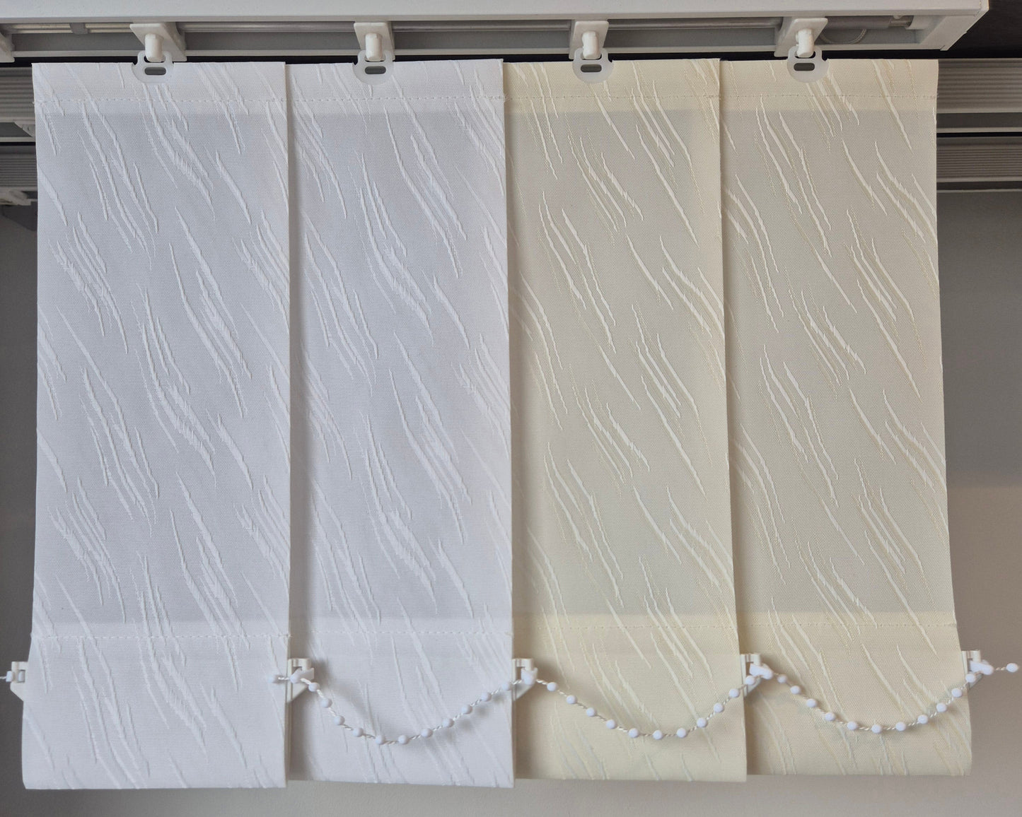 Vertical Blind Replacement Slats - 89mm Zara Cream