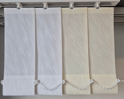Vertical Blind Replacement Slats - 89mm Zara Cream