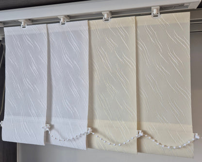 Vertical Blind Replacement Slats - 89mm Zara Cream