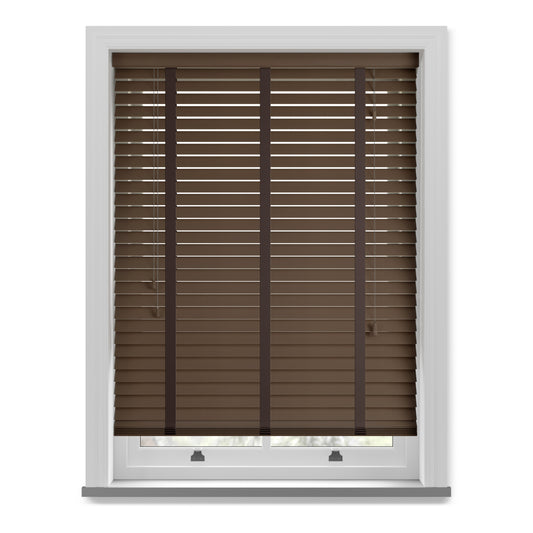 Sunwood Real Wood 50mm Slat With Tapes - Auburn