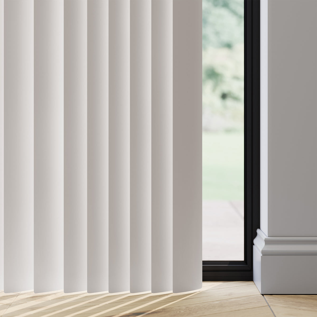 89mm Durashade Rigid PVC Replacement Vertical Blind Slats - Occa Luna