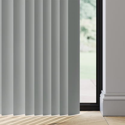 89mm Durashade Rigid PVC Replacement Vertical Blind Slats - Occa Carbon