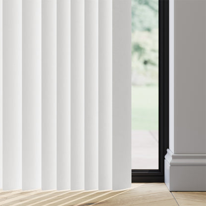 89mm Durashade Rigid PVC Replacement Vertical Blind Slats - Kuta Gesso