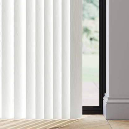 89mm Durashade Rigid PVC Replacement Vertical Blind Slats - Amari Cream