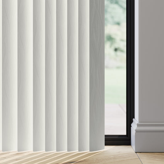 89mm Durashade Rigid PVC Replacement Vertical Blind Slats - Amari Haze
