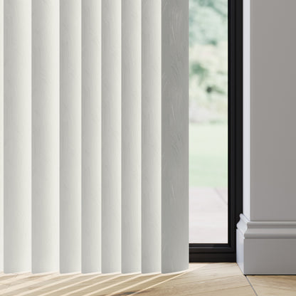 89mm Durashade Rigid PVC Replacement Vertical Blind Slats - Carerra Haze