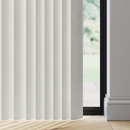 89mm Durashade Rigid PVC Replacement Vertical Blind Slats - Perlato Haze