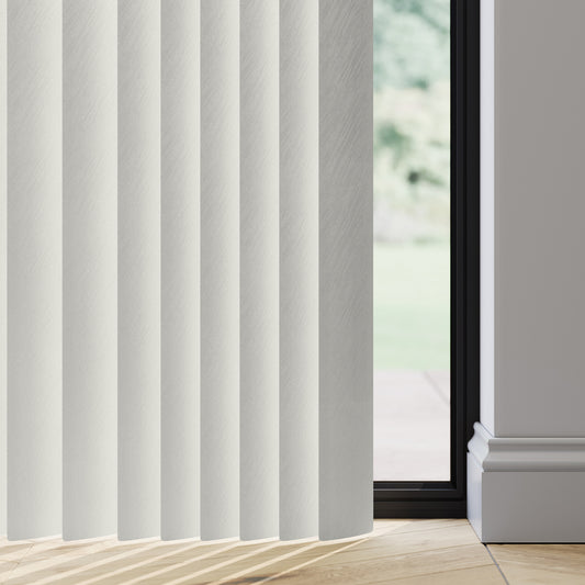 89mm Durashade Rigid PVC Replacement Vertical Blind Slats - Perlato Haze