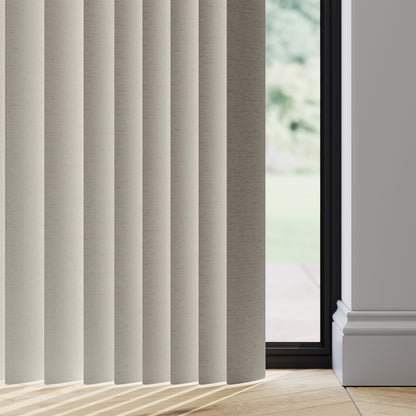 89mm Durashade Rigid PVC Replacement Vertical Blind Slats - Niro Stone