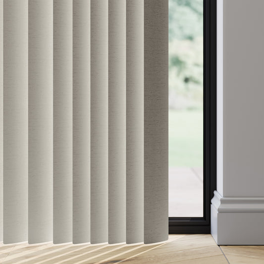 89mm Durashade Rigid PVC Replacement Vertical Blind Slats - Niro Stone