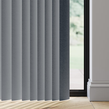 89mm Durashade Rigid PVC Replacement Vertical Blind Slats - Niro Storm