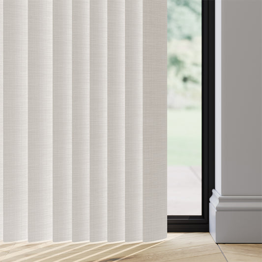 89mm Durashade Rigid PVC Replacement Vertical Blind Slats - Tosca Linen