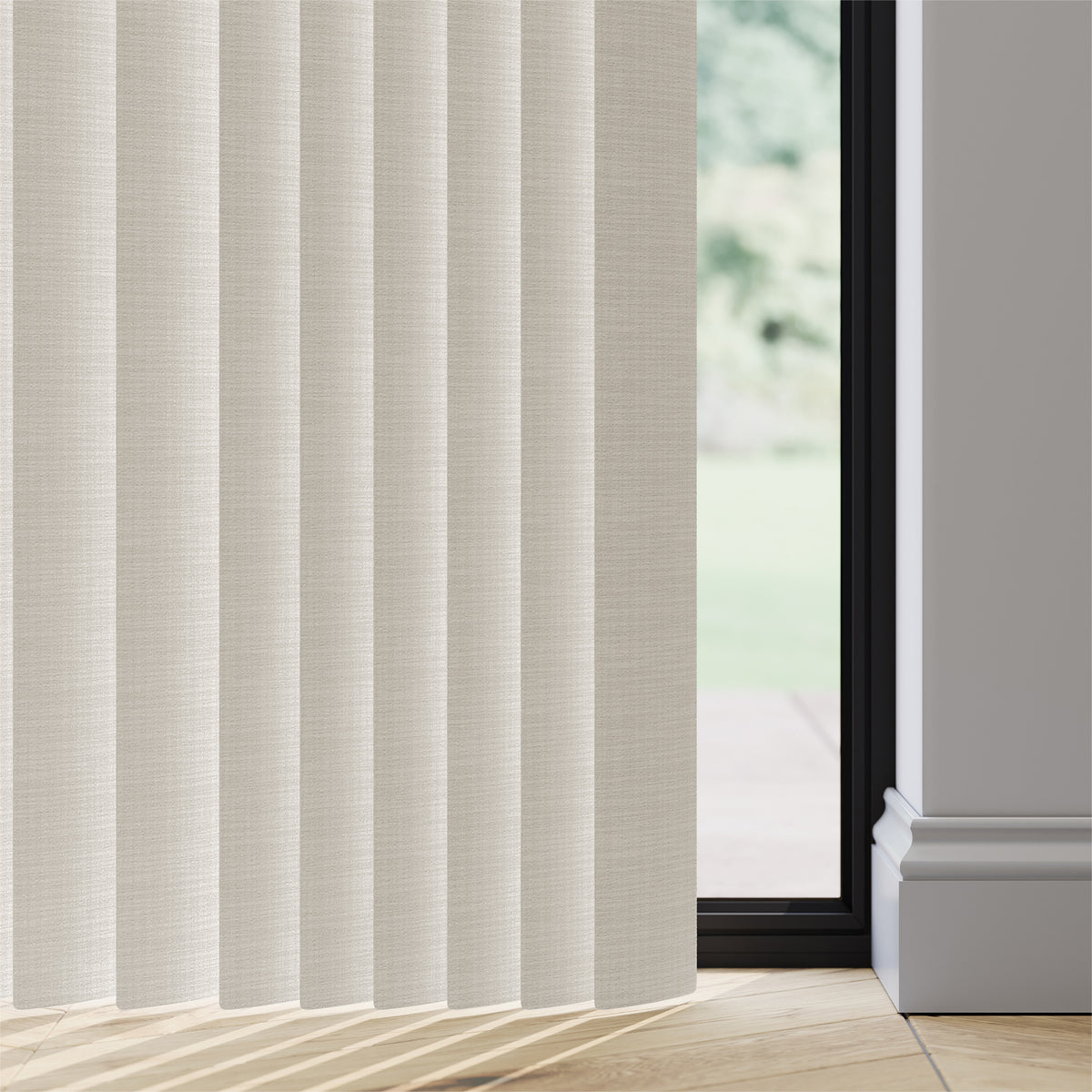 89mm Durashade Rigid PVC Replacement Vertical Blind Slats - Tosca Sand