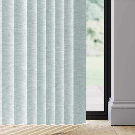 89mm Durashade Rigid PVC Replacement Vertical Blind Slats - Tosca Lagoon