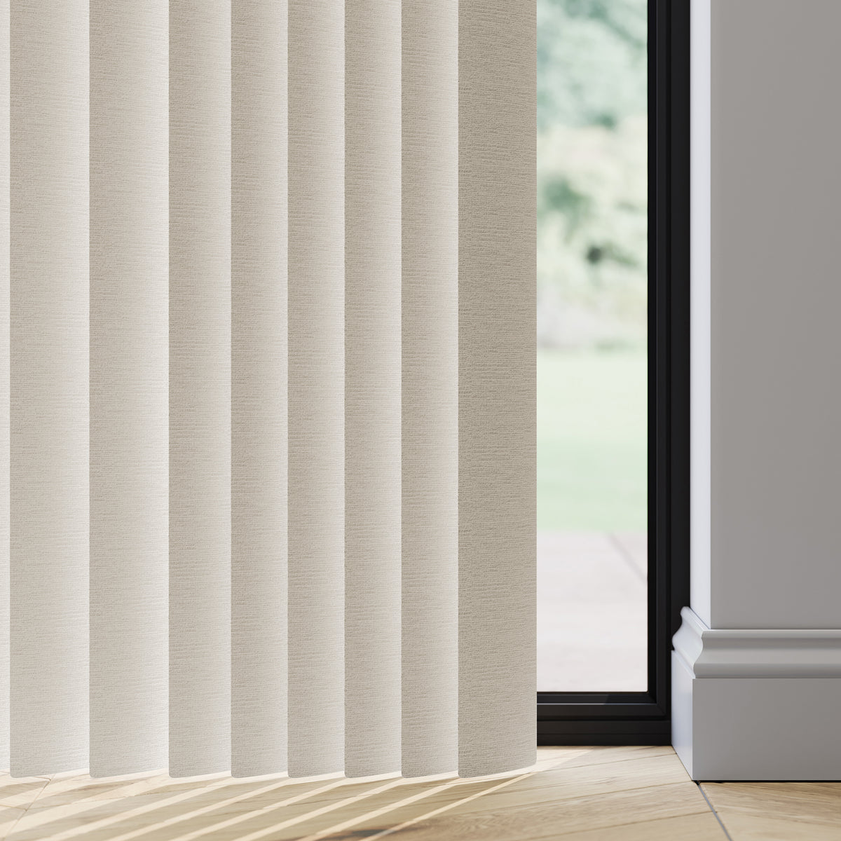 89mm Durashade Rigid PVC Replacement Vertical Blind Slats - Alaya Warmth