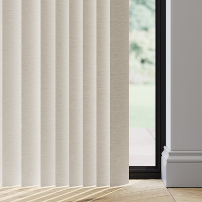 89mm Durashade Rigid PVC Replacement Vertical Blind Slats - Alaya Warmth