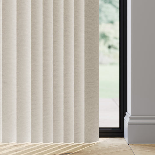 89mm Durashade Rigid PVC Replacement Vertical Blind Slats - Alaya Warmth