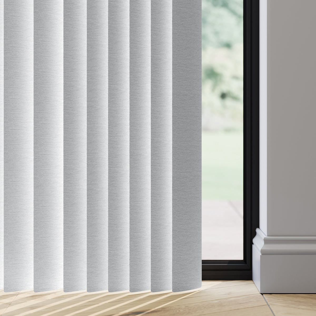 89mm Durashade Rigid PVC Replacement Vertical Blind Slats - Alaya Mineral