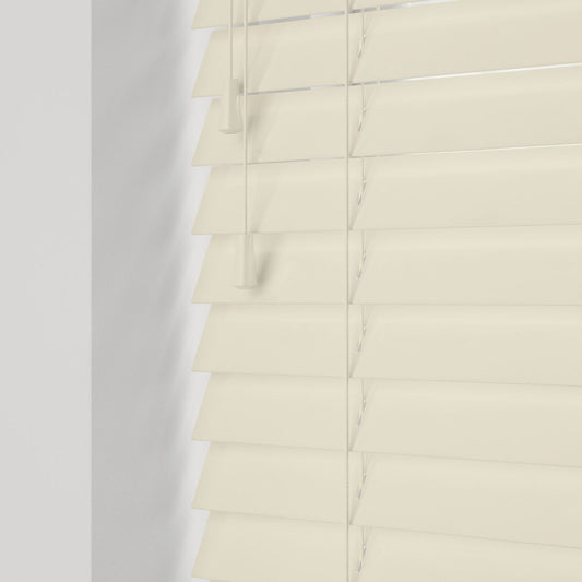 Sunwood Real Wood 50mm Venetian Blind - Gloss Creme
