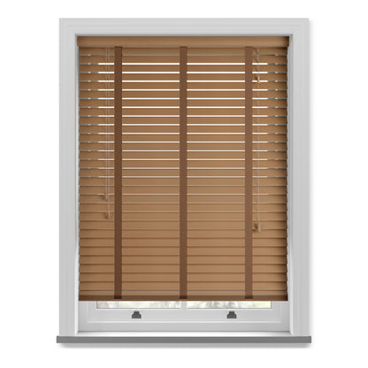 Sunwood Real Wood 35mm Slat With Tapes - Honey