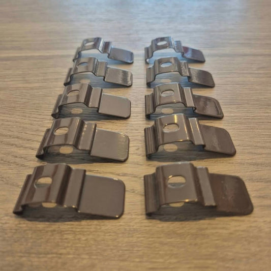 Pack of 10 - Brown Top Fix Brackets