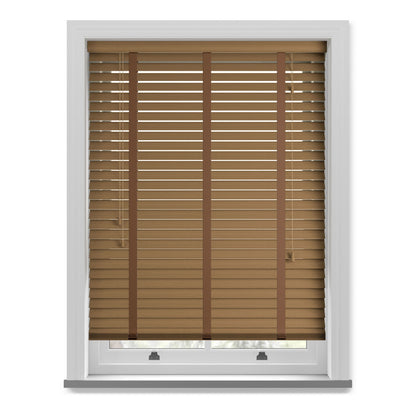 Sunwood Fauxwood 35mm Slat With Tapes - Amber
