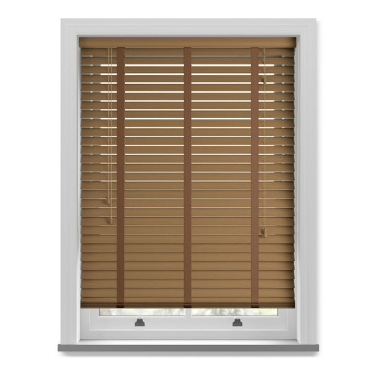 Sunwood Fauxwood 50mm Slat With Tapes - Amber