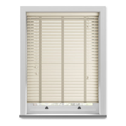 Sunwood Fauxwood 50mm Slat With Tapes - Linara Fine Grain