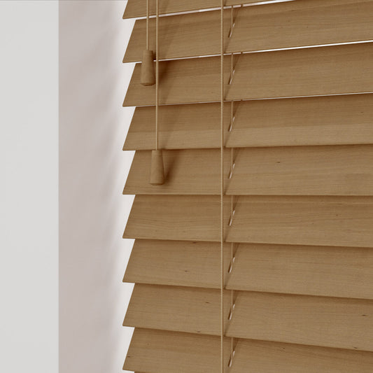 Sunwood Real Wood 50mm Venetian Blind - Tawny